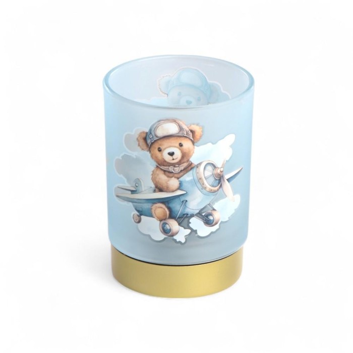 LAMPADA DISEGNO BIMBO 12CM CELESTE